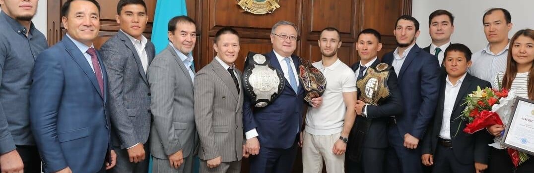 Двое актюбинцев обладают поясами M-1 Global 102 и Fight Night Двое актюбинцев обладают поясами M-1 Global 102 и Fight Night , Сагимбаева Баян